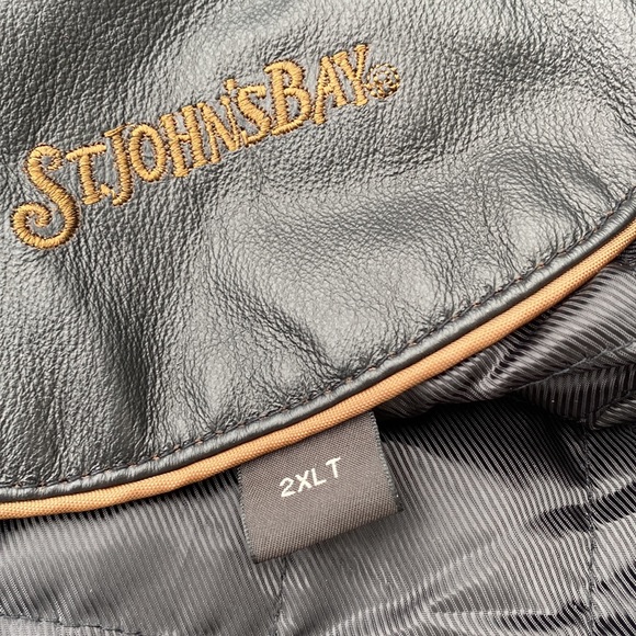 Lined Leather Jacket - Picture 9 of 9